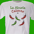 Camiseta personalizada abuela caliente 33076x