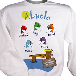 Companeros de Pesca Sudadera Personalizada