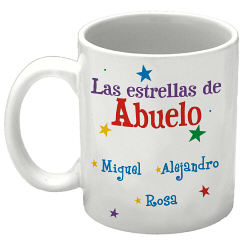 Mis Estrellas Taza de Cafe Personalizada