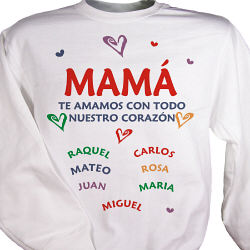 Todo Nuestro Corazón Sudadera Personalizada