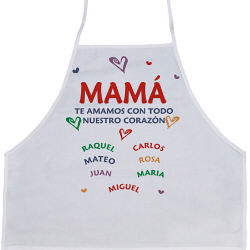 Todo Nuestro Corazon Delantal Personalizado