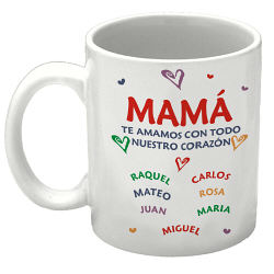 Todo Nuestro Corazon Taza de Café Personalizada