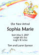 116508 - Ark Animals Birth Announcements