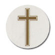 Simple Gold Cross Foil Seals G11990