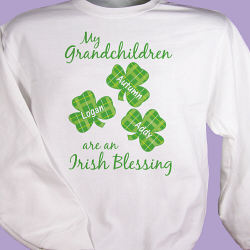 Irish Blessings Personalized Sweatshirt