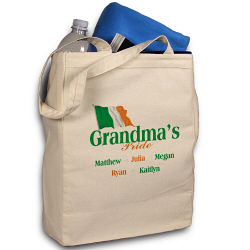 Irish Pride Personalized Canvas Tote Bag
