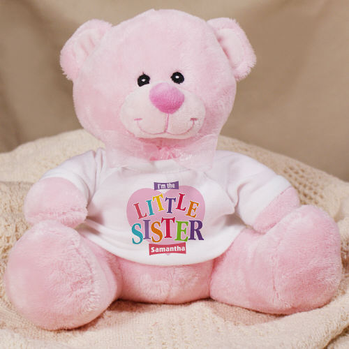 Sister Heart Personalized Plush Teddy Bears