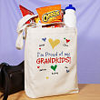 Proud of My...Personalized Canvas Tote Bag 80182