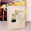 Where Your Treasure Is Personalized Canvas Tote Bag