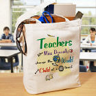 Change The World Personalized Canvas Tote Bag