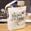 Teacher's Have Class Personalized Canvas Tote Bag