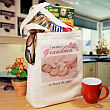 I Became A... New Baby Girl Personalized Photo Tote Bag