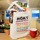 My Agenda Personalized Canvas Tote Bag