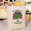 Our Family Tree Personalized Canvas Tote Bag