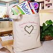 My Sweethearts Personalized Canvas Tote Bag