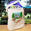 Home is Where You Hook It Up Personalized Canvas Tote Bag 819322
