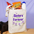 Sisters Forever Personalized Canvas Tote Bag 819622
