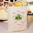 Earth Savers Personalized Canvas Reusable Tote Bag 823202