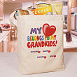 My Heart Belongs To Canvas Personalized Tote Bag 825062
