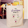 Belongs To Personalized Canvas Tote Bag