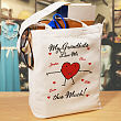Loves Me This Much Personalized Canvas Valentine Tote Bag 85002
