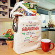 All Our Hearts Personalized Canvas Tote Bag