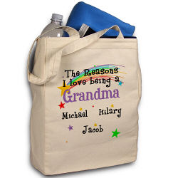 Reasons I Love Personalized Canvas Tote Bag