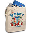 86362 - Bingo Personalized  Canvas Tote Bag