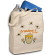 87152 - Little Honeys Personalized Canvas Tote Bag