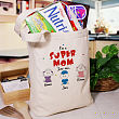 Super Grandma Personalized Canvas Tote Bag
