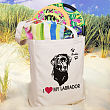 I Love My Dog Personalized Canvas Tote Bag 89372