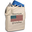 818552 - American Flag Personalized Photo Tote Bag