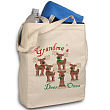 83822 - Deer Ones Personalized Canvas Tote Bag