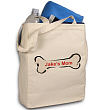 89932 - Doggy's Owner Personalized Canvas Tote Bag
