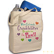 818862 - God Gave Me the Best Personalized Canvas Tote Bag