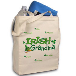 Irish Personalized Canvas Tote Bag