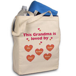 Is Loved By Personalized Canvas Tote Bag