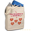 818782 - Is Loved By Personalized Canvas Tote Bag