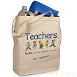 811212 - Personalized Canvas Teacher Tote Bag Make Each Child Count 