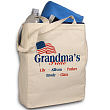 80842 - USA American Pride Personalized Canvas Tote Bag