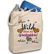 86082 - Wild About My...Personalized Canvas Tote Bag
