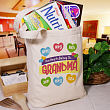 My Hearts Belong to Personalized Canvas Tote Bag G11909