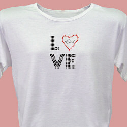 LOVE Personalized Scoop Neck T-shirt