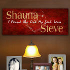 The One My Soul Loves Personalized Wall Canvas
