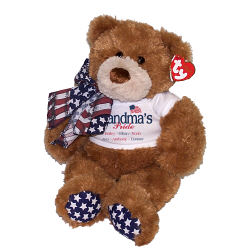 American Pride �Ty Inc. Personalized American Pride Plush Teddy Bear
