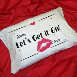 Let's Get It On Pillowcase