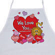 No Lion Personalized Valentine Apron 85217