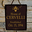 Our House Personalized Slate Plaque