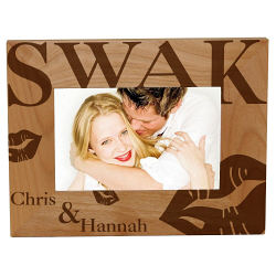 Sealed With A Kiss Valentine Wood Picture Frame