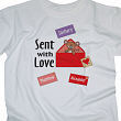 Sent With Love Valentine T-shirt